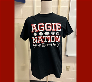 Black Aggie Nation Shirt